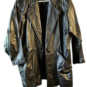 Black Leather Women's Jacket